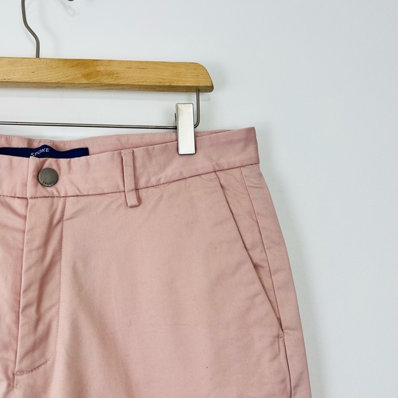 Spoke Build A Pale Pink Causal Classic Cotton Tailored Fit Shorts UK 32 - Picture 2 of 12